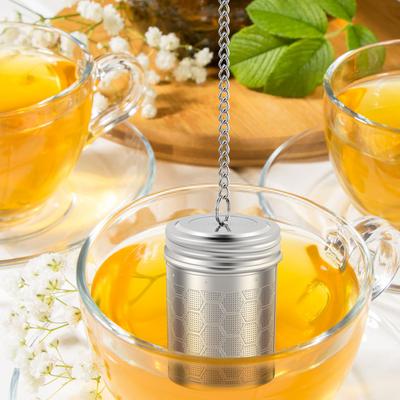2/4Pcs Stainless Tea Filter Loose Tea Drainer Anti-Scald Multi-Purpose Coffee Tea Strainer Teaware Home Kitchen Accessories