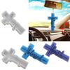 Faith Cross Pendant Car Freshie Silicone Mold Resin Casting Mold for Soap Candy Baking DIY Handmade Candle Decoration