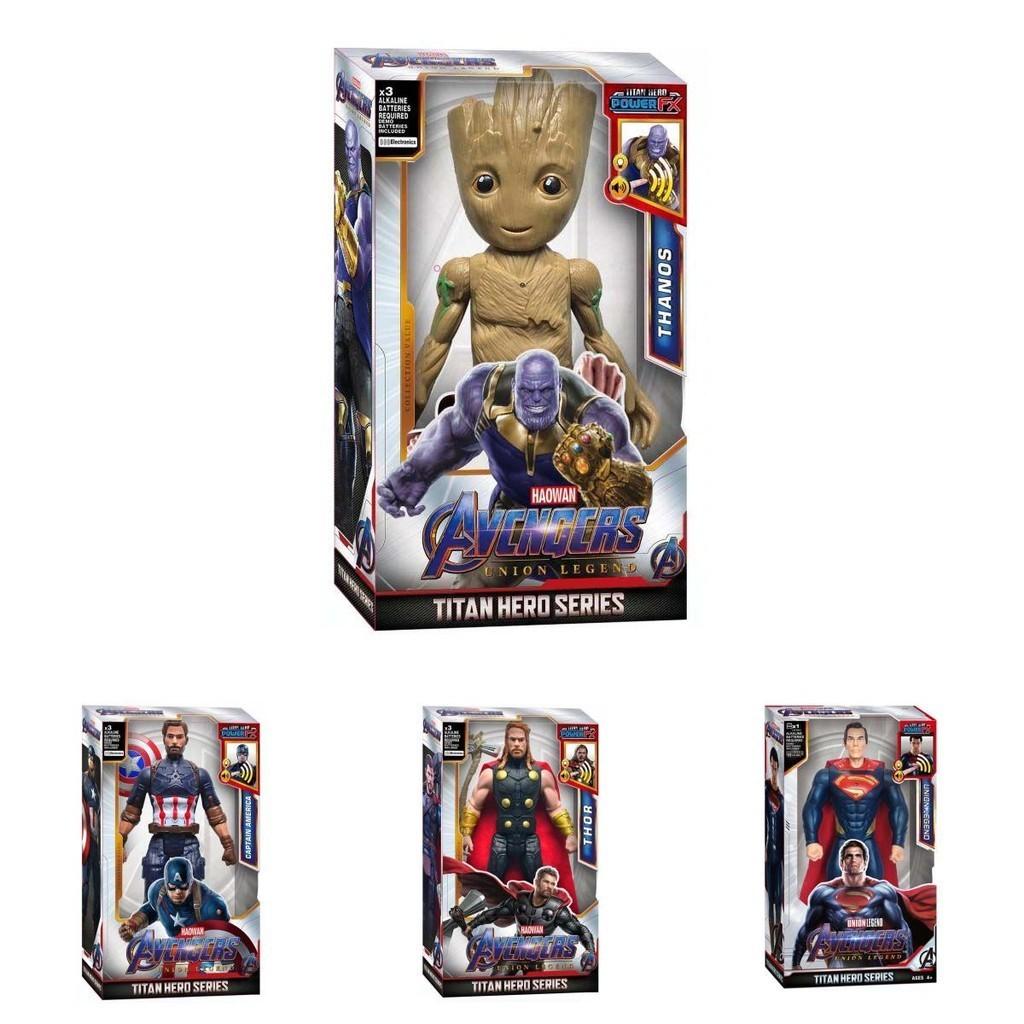 Spiderthanos Captain Thor Hulk Venom Ronin Groot Actionfiguren Spielzeug