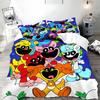 Art Cartoon 3D Printed Smilings Critters Duvet Cover Pillowcase Bedding Set Children Twin Full Single/Double/Large Size Gift