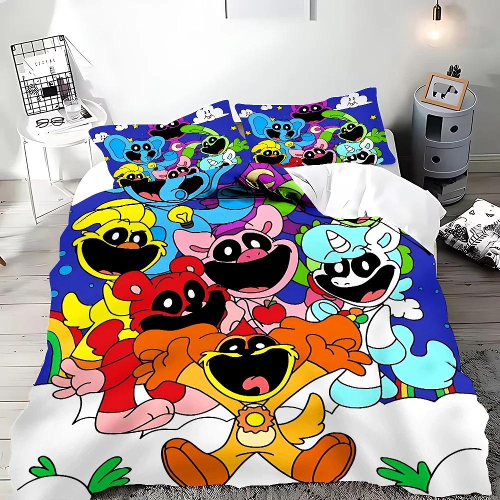 Art Cartoon 3D Printed Smilings Critters Duvet Cover Pillowcase Bedding Set Children Twin Full Single/Double/Large Size Gift