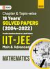 Kniha IIT JEE 2023 Mathematics (Main & Advanced) - 19 Years Chapter Wise & Topic Wise Solved Papers 2004-2022