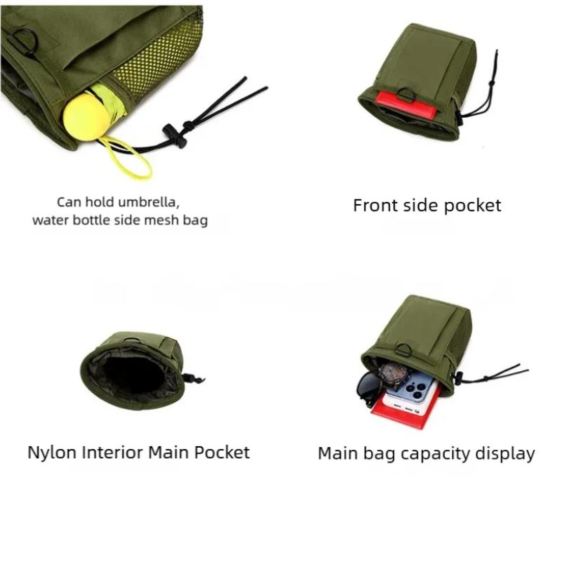 Outdoor 3-5L Camouflage Molle 600D Nylon Dump Drop Pouch Recycle Waist Pack Bags