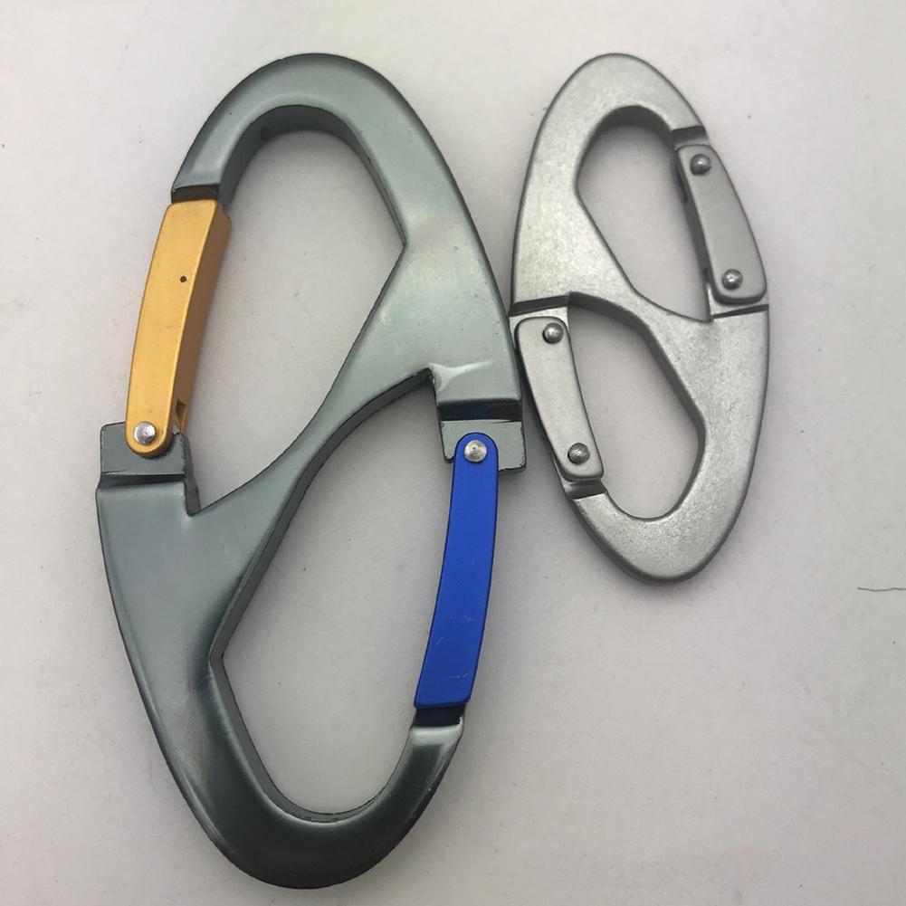 Aluminiumlegierung Outdoor Bergsteiger Karabiner Multifunktionale Sichere Schloss Schnalle