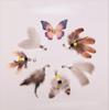 3PCS/7PCS Butterfly Feather Cat Toy Teaser Stick for Changing Heads Pet Toys Wand Accessorie