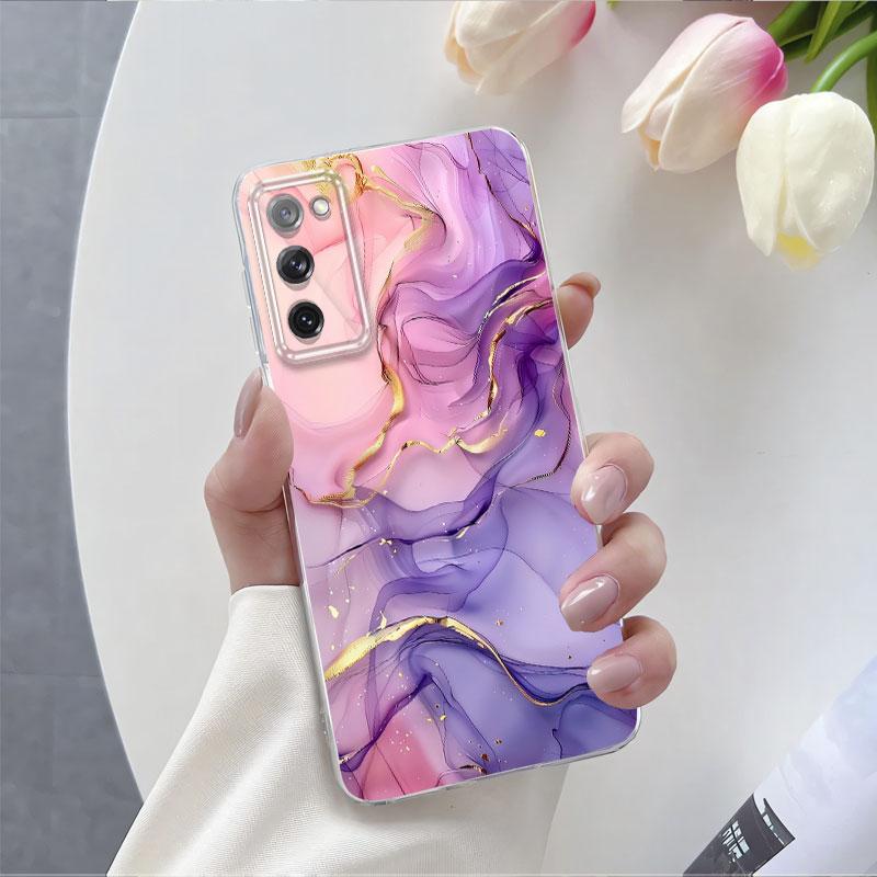 Für Samsung S20 FE S20 Plus Ultra Hülle Luxus Handyhülle Für Samsung Galaxy S20 Lite Marmor Klar Weiches Silikon Schutzhülle