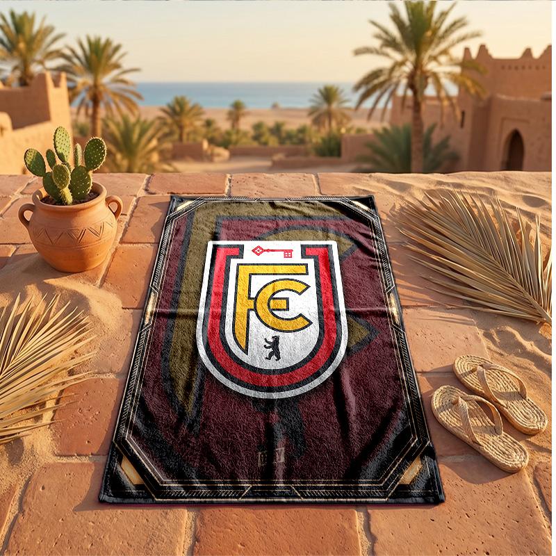 Union Berlin FC Print Microfiber Beach Towel Quick Dry Absorbent Large Towel For Beach Swimming Travel