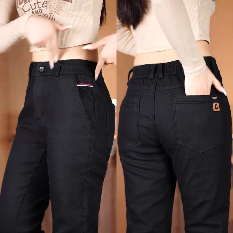 

Casual pants men s and women s autumn new trend fashion straight high elasticity slim pants men s 38