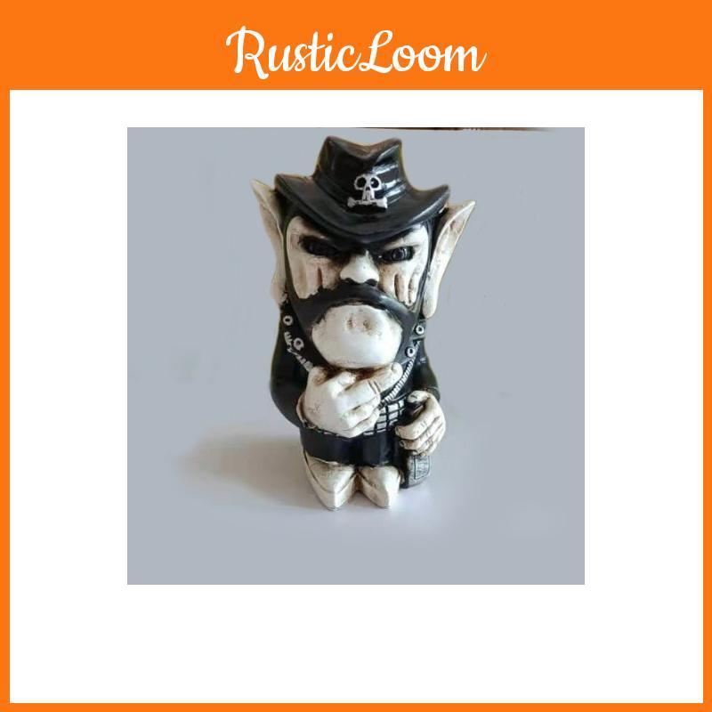 Middle Finger Posture Cowboy Musician Resin Craftsmanship Horticultural Ornament For Party Gift And Home Display