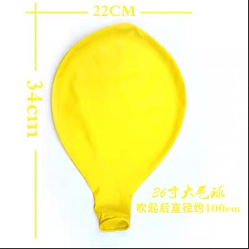 36-Inch Big Latex Balloon, Colorful Round Helium ,Baby Shower, Birthday Party Decoration KTY