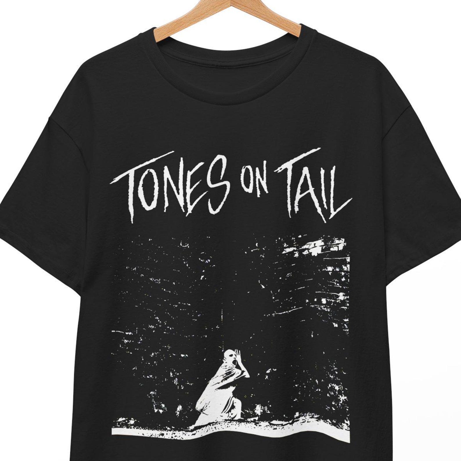Tones on Tail Burning Skies Tee | 80s Darkwave Post-Punk Shirt S