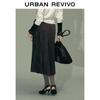 UR Women's Pleated Elastic Waist Skirt