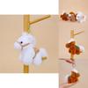 Animal Plush Keyring With Pp Cotton Fill For Gift Giving And Decoration
