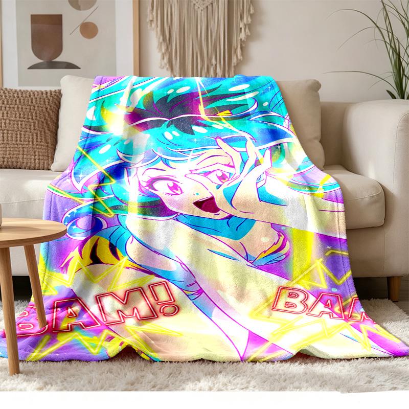 Urusei Yatsura Soft and comfortable flannel Suitable for sofas living rooms outdoor camping travel and also makes a great anniversary gift