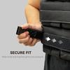 30KG Adjustable Weighted Vest, Running Weight Vest, with 30 Metal Weights, Reflective Strips, for Running, Exercise