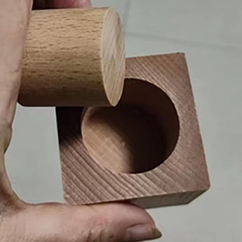 Impossible Wooden Blocks Take The Of Cylinder Close Up Magic Tricks For Kids Adults Teens Brain Teasers Disentanglement Games