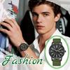 Men's Military Watch with Nylon Strap, Waterproof, Luminous Analog Display, Calendar, Upgraded Edition, Simple and Stylish Sports Watch, 1224 Quartz