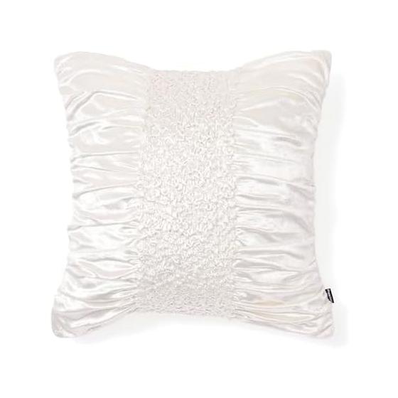 Francfranc Smocking Cushion Cover 45cm x 45cm White (O-031)