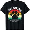 Funny Pet Sitter Definition Pet Sitting Pet Watcher T-Shirt Size L & XL T-Shirt