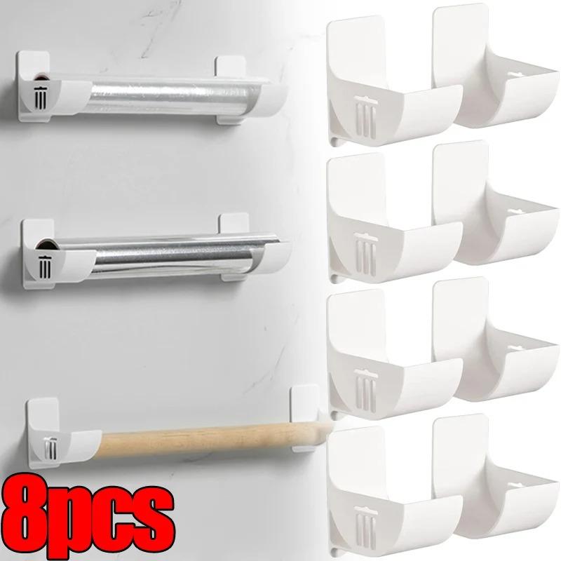 8 Pièces Distributeur Contenant Distributeur Sacs Plastique Sacs Poubelle Support Étagère Boîte de Rangement Sacs Poubelle Organisateur Pour Cuisine