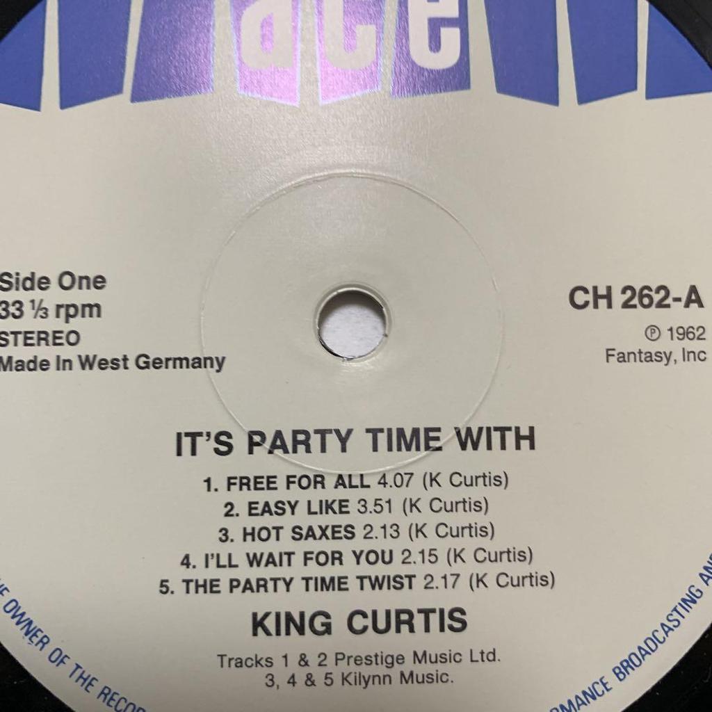 [USED] KING CURTIS LP IT'S PARTY TIME WITH