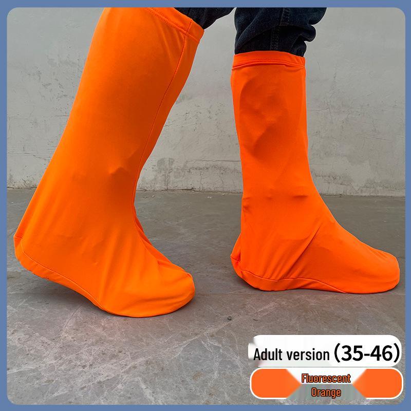New High-Top, Elastic, Sandproof Shoe Covers for Outdoor Hiking & Team Travel; Custom Logo Option Available.