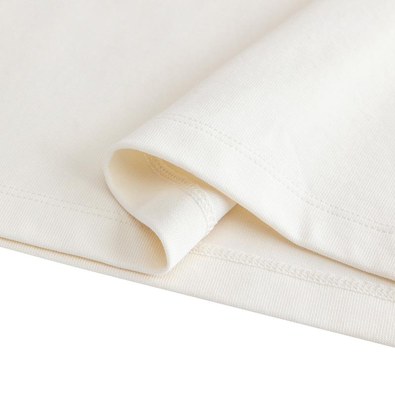 Anta Cute Printed Trendy Color Block Cotton Loose Comfortable Long Sleeve T-Shirt Women Tops 962548401-1