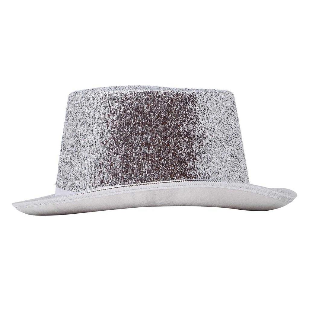 Fiestas Guirca Cappello a Cilindro Unisex Adulto con Glitter per Capodanno