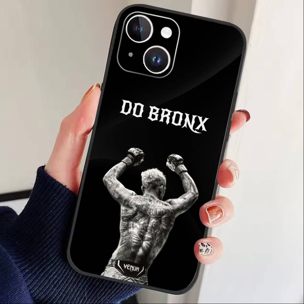 

Чохол для телефону U-Ufc Charles Oliveira для iPhone17,16,15,14,13,12 Plus,Max М який силіконовий Чорний iPhone15promax