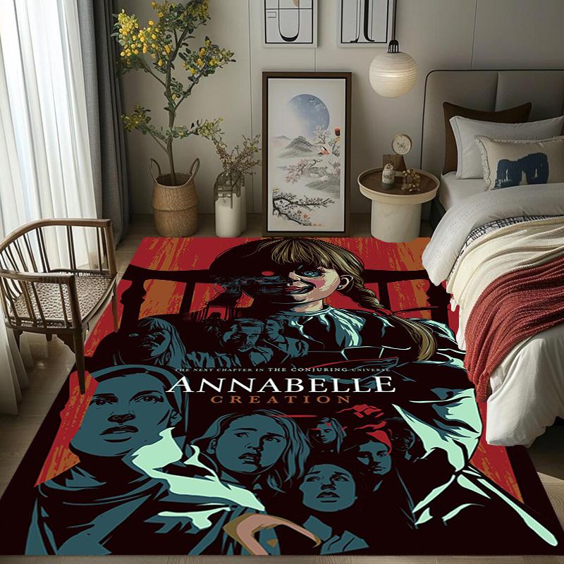 Darkness Unleashed: Annabelle's Creation carpet floor mats Doormat Room Dormitory decoration Bathroom mat