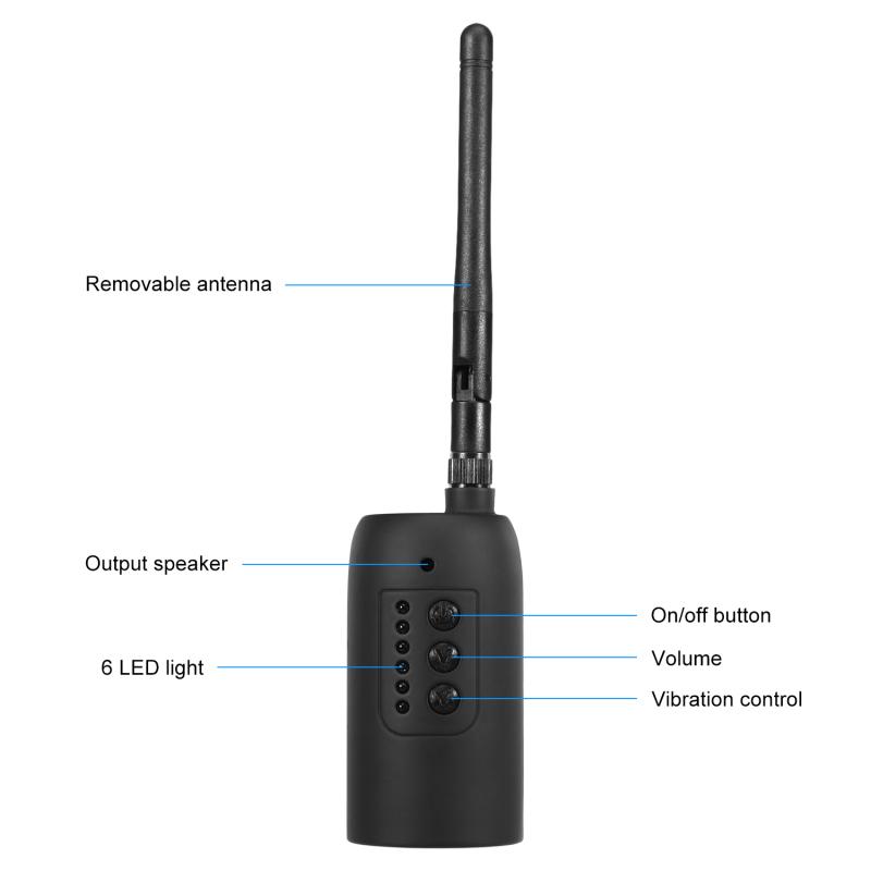 Lixada Wireless Digital Fishing Alarm Set Fishing Bite Sound Alert Kit Changeable Color LED Alarm Indicator with Portable Case