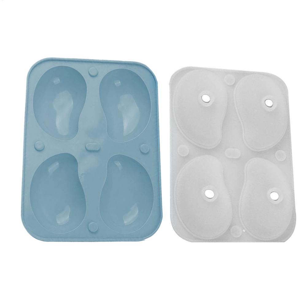 

Mousse Mold Pudding Mould Mango Shape 3D Cake Mould 4-Cavity for Jelly Pudding Chocolate Holiday Party Home Bakers