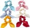 1/4pcs Women's  Bow Elastic Hair Band,Hair Bow for Girls, Ponytail, Headband, Rope Hair Accessories