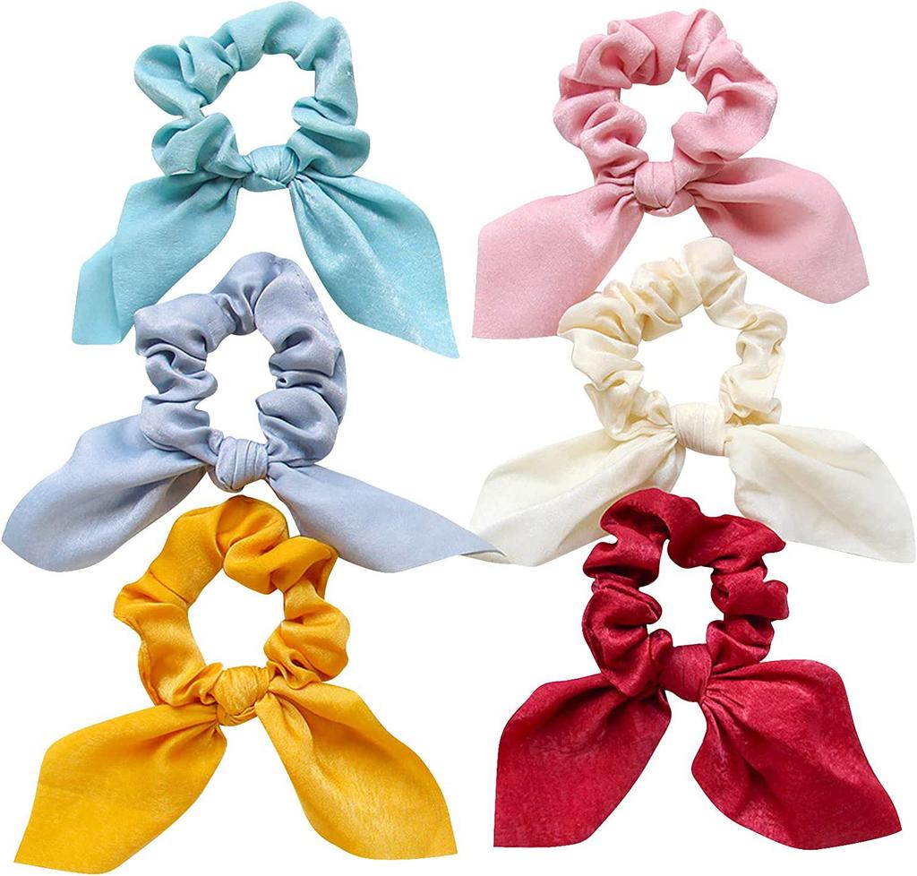 1/4pcs Women's Bow Elastic Hair Band,Hair Bow for Girls, Ponytail, Headband, Rope Hair Accessories