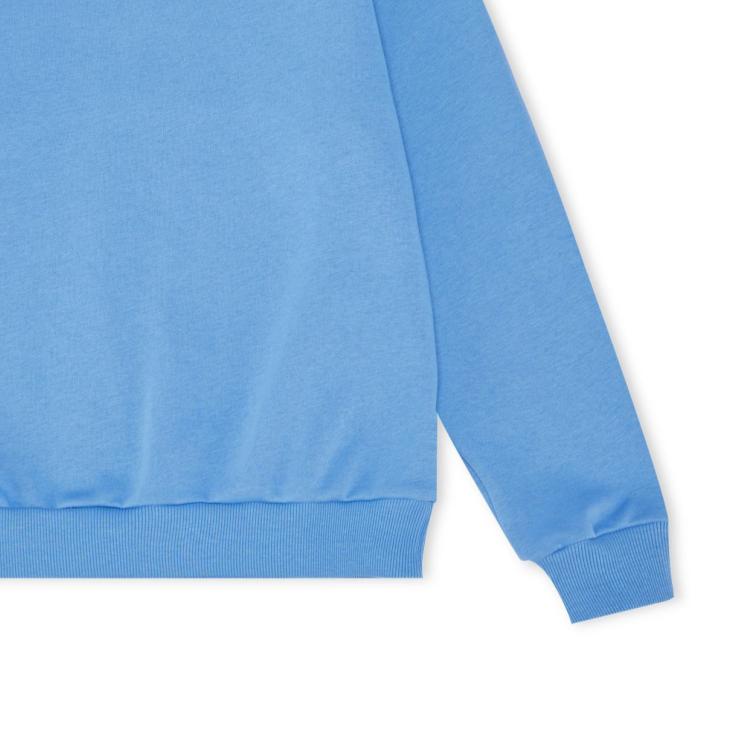 Nike Sportswear Club Fleece Fashion Crewneck Pullover Long Sleeve Kids Tops Bold-Blue White FD3006-489