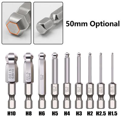 Hex Bit Alloy Steel Ball End Can Easily Suck Screws
