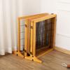 Wooden and Steel Dog Gate for Small/Medium Size Dogs with 6 Folding Panels, 432x36x70cm