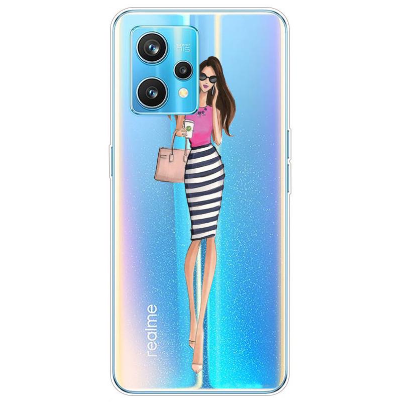 

Мягкий силиконовый чехол Realme9 4G с принтом кота для Realme 9 Pro Plus, прозрачный чехол Funda для OPPO Realme 9 Pro 5G Realme 9 Pro