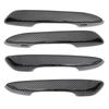 QHCP ABS Door Handle Cover Trim Carbon Fiber Style Car Exterior Door Handle Frame Sticker 4Pcs/Set Fit For Lexus UX200