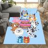 Halloween Friends Parade Floor Mat Suitable for Study room Dormitory Foyer Decorate room Antislip Carpet Office home decor Best for Christmas