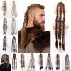 Long Viking Hair Extensions Clip In Handcrafted Braids Pony Tails  Renaissance Warrior Accessories