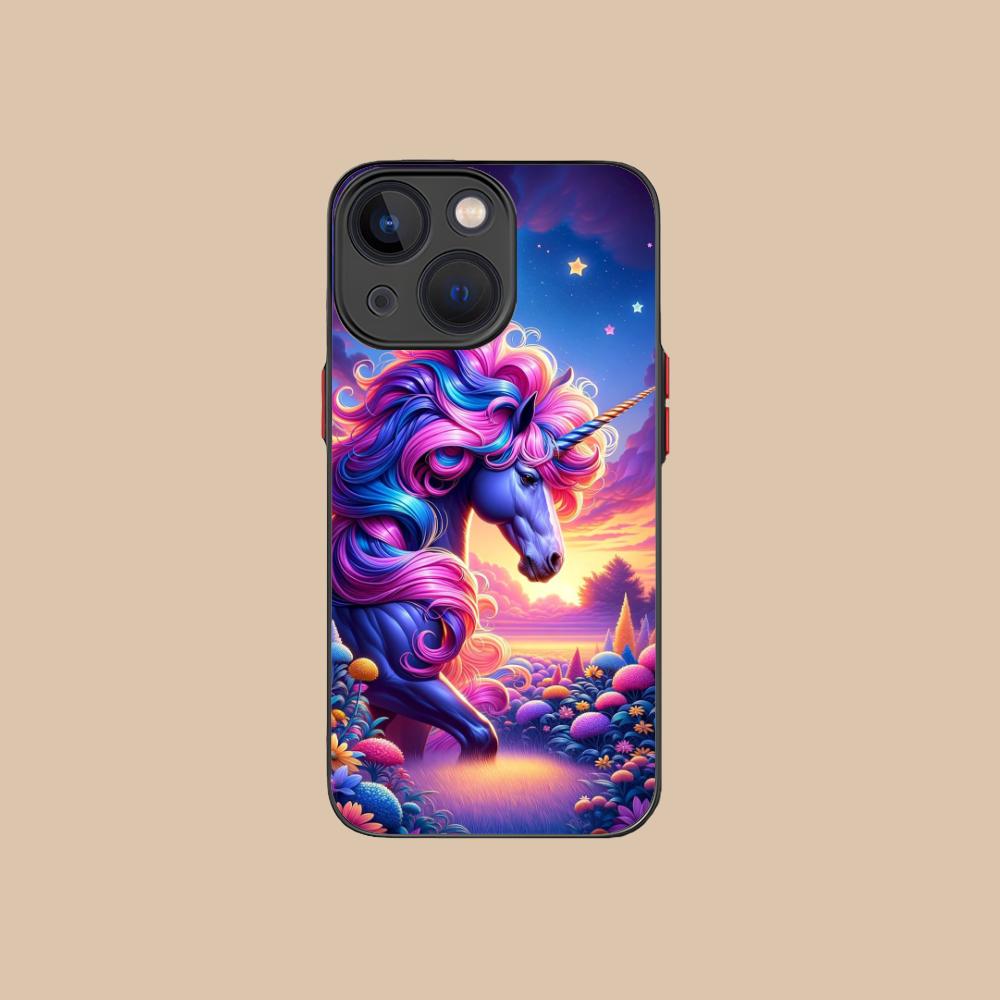 Fantasy Unicorn Mobile Phone Case for iPhone 17 16 15 14 13 12 11 X XR XS 8 7 Air Pro Max Plus Mini Colorful Silicone Cover