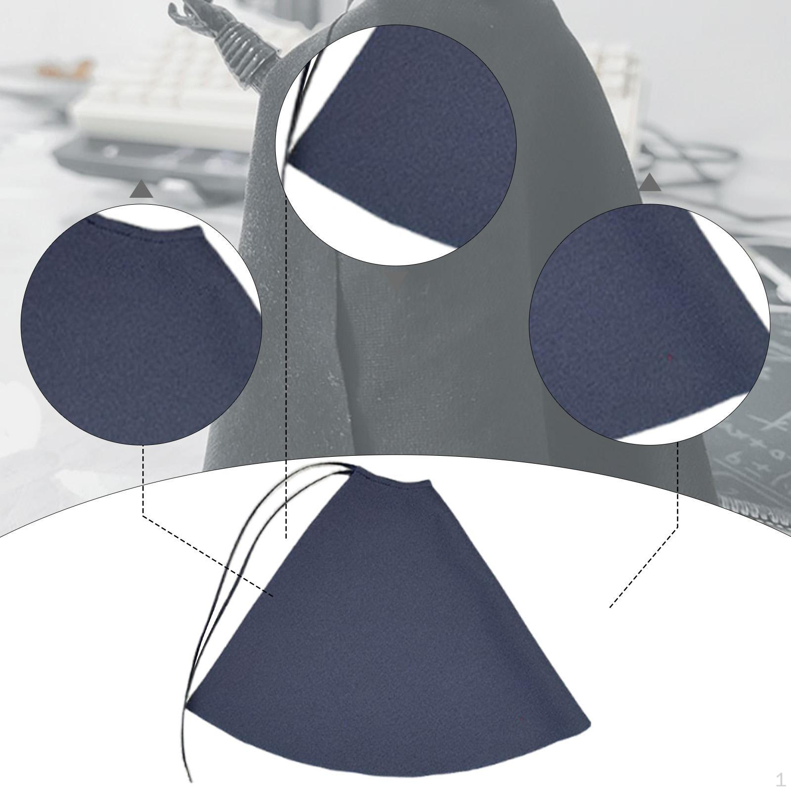 

1/12 Фигурка Плащ Косплей Костюм Стильный Модный Модный Костюм, Миниатюрная Одежда blue