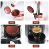 Stainless Steel Coffee Pod, Coffee Pod Stainless Steel with Brush for Coffee Machines