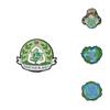 Creative Cartoon Earth Plant Series Brooch Eco-friendly Alloy Badge Accessory