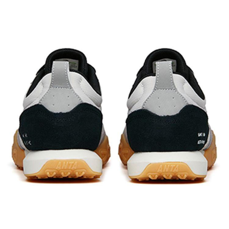 Anta Heritage Trendige Retro Low-Top Sportliche Freizeit Schuhe Herren Sneaker Grau Schwarz 112218856-3