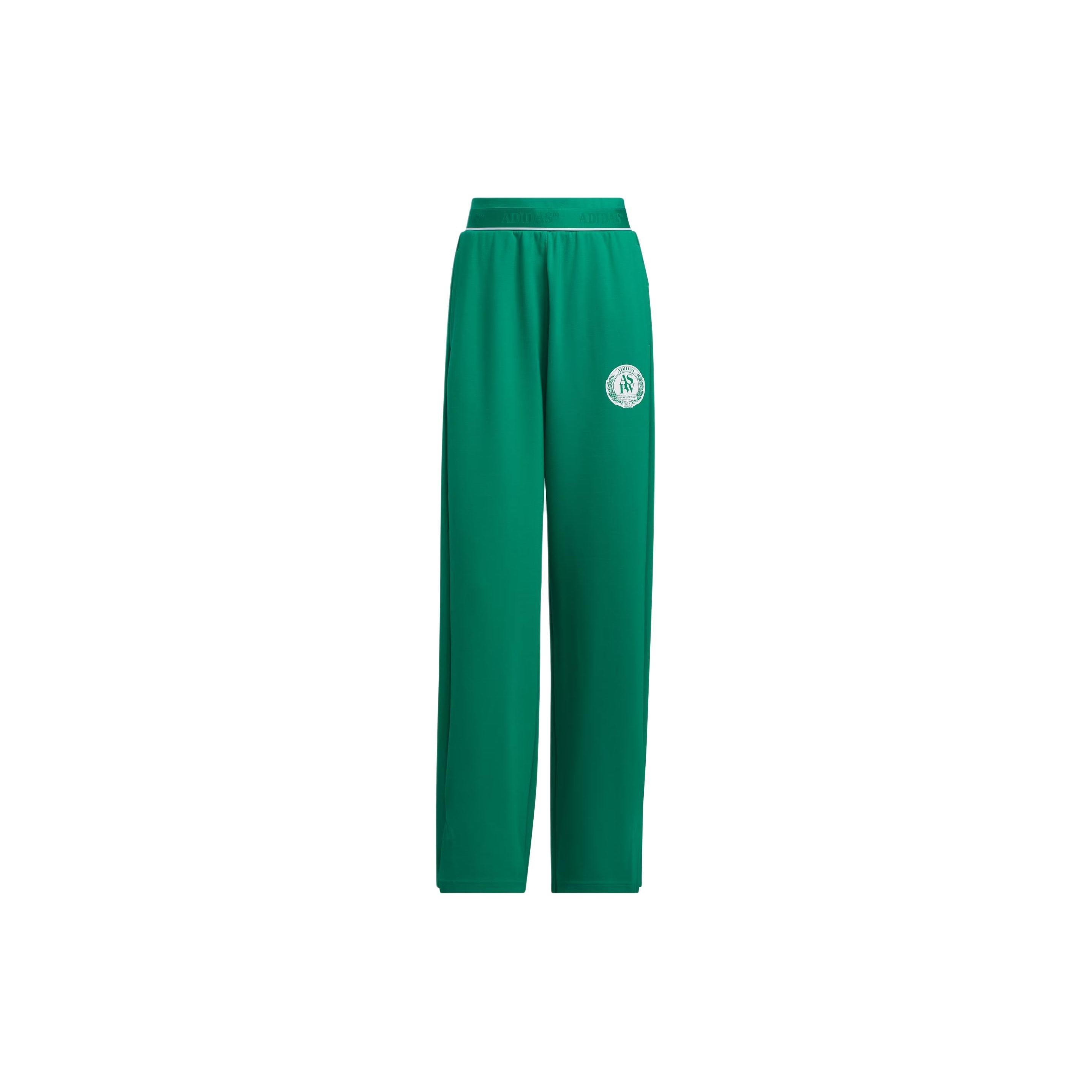 (WMNS) adidas Verbiage Doubleknit Pants Asia Sizing Green Women s JE3614 S