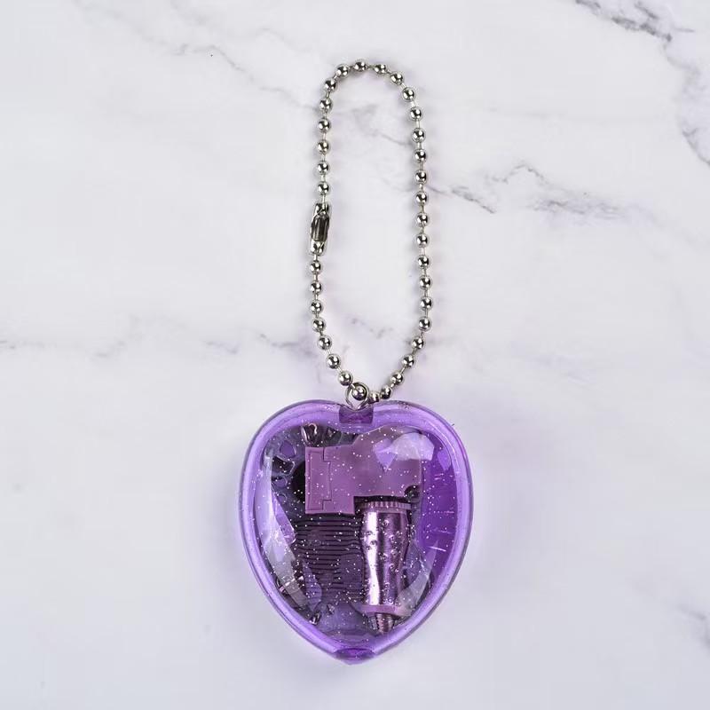 Creative craft gift heart-shaped keychain pendant music box music box music box travel souvenir children's toy
