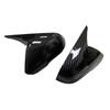 Car Decoration Door Mirror Cover For Hyundai Sonata 2015- Carbon Fiber Glossy Black Car Rearview Accessories Styling