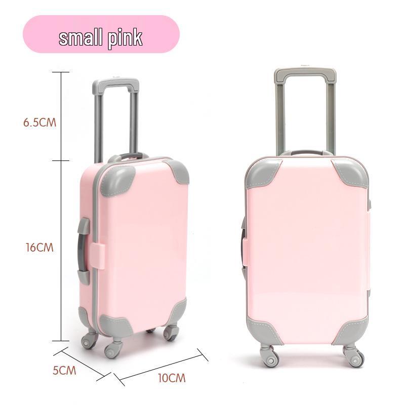 Compact Trolley Case: Portable Desktop Storage for Cosmetics, Eyelashes, and Ornaments – Large Capacity, Durable, Solid Color.